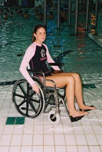 Stainless Steel Aquatic Wheelchair